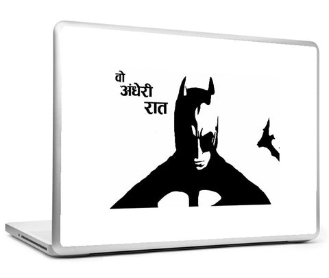 Laptop Skins, Andheri Raat Batman Laptop Skin, - PosterGully