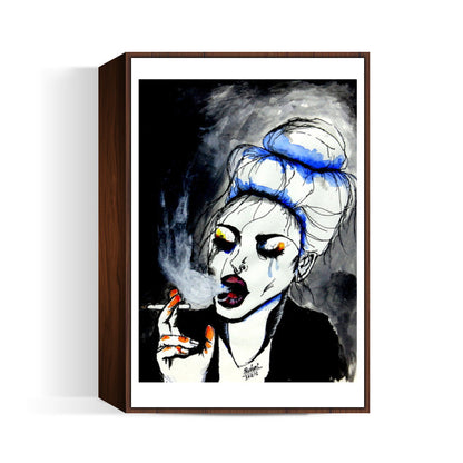 Smoking lady | cigarette |  Wall Art