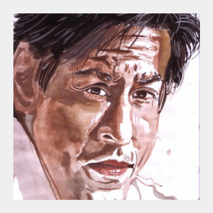 Bollywood superstar SRK Shah Rukh Khan has tremendous energy Square Art Prints