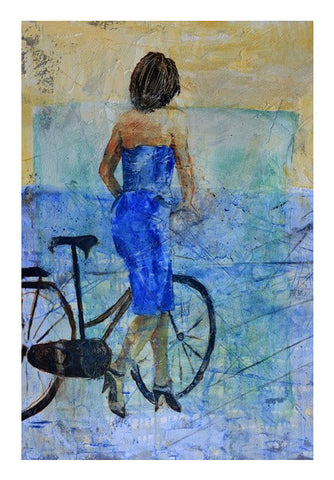 aside her cycle Wall Art