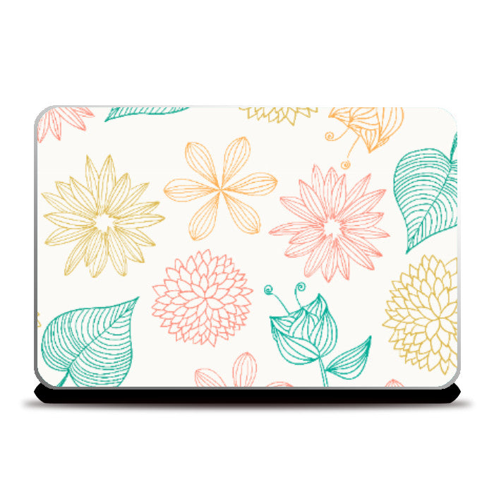 Laptop Skins, Flowers Laptop Skin