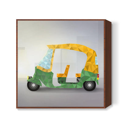 Polly art Autorikshaw Square Art Prints