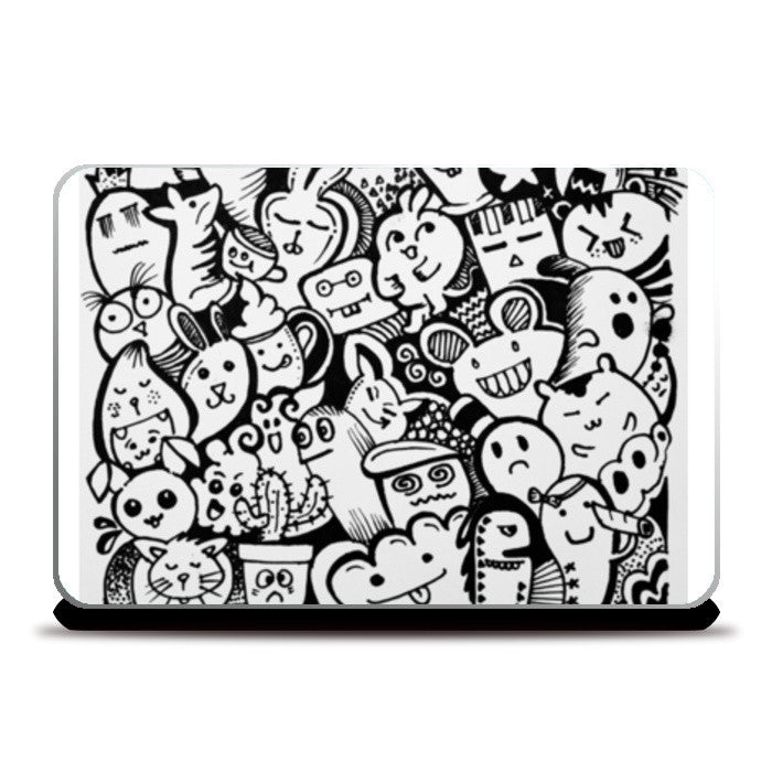cute fun laptop cover Laptop Skins