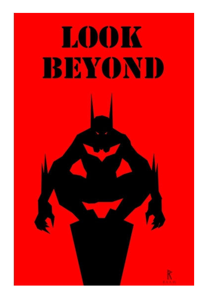 Batman Beyond Minimalist Art Wall Art