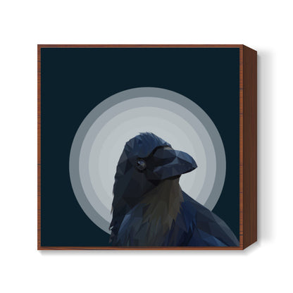 Night Crow  Square Art Prints