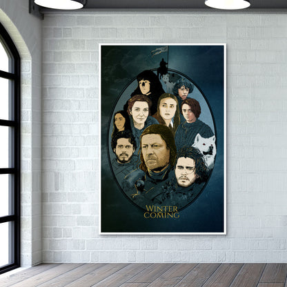 Game Of Thrones | Winter Is Coming Wall Art