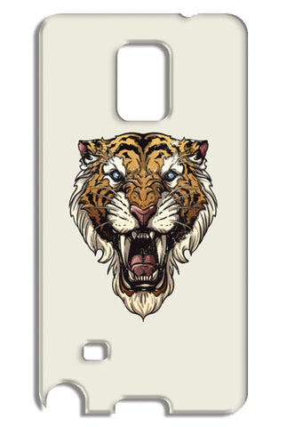 Saber Toothed Tiger Samsung Galaxy Note 4 Tough Cases