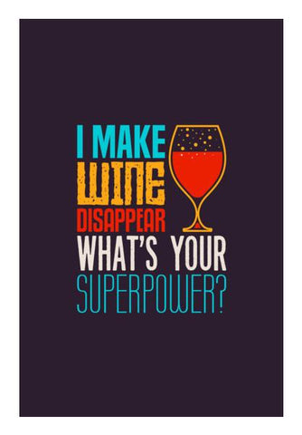 PosterGully Specials, I Make Wine Disappear Wall Art
