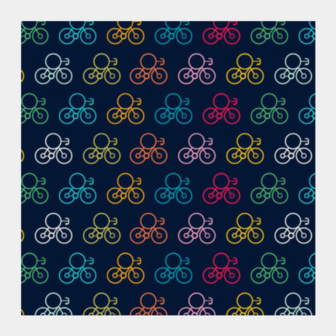 Bicycle Wheels With Colored Square Art Prints PosterGully Specials