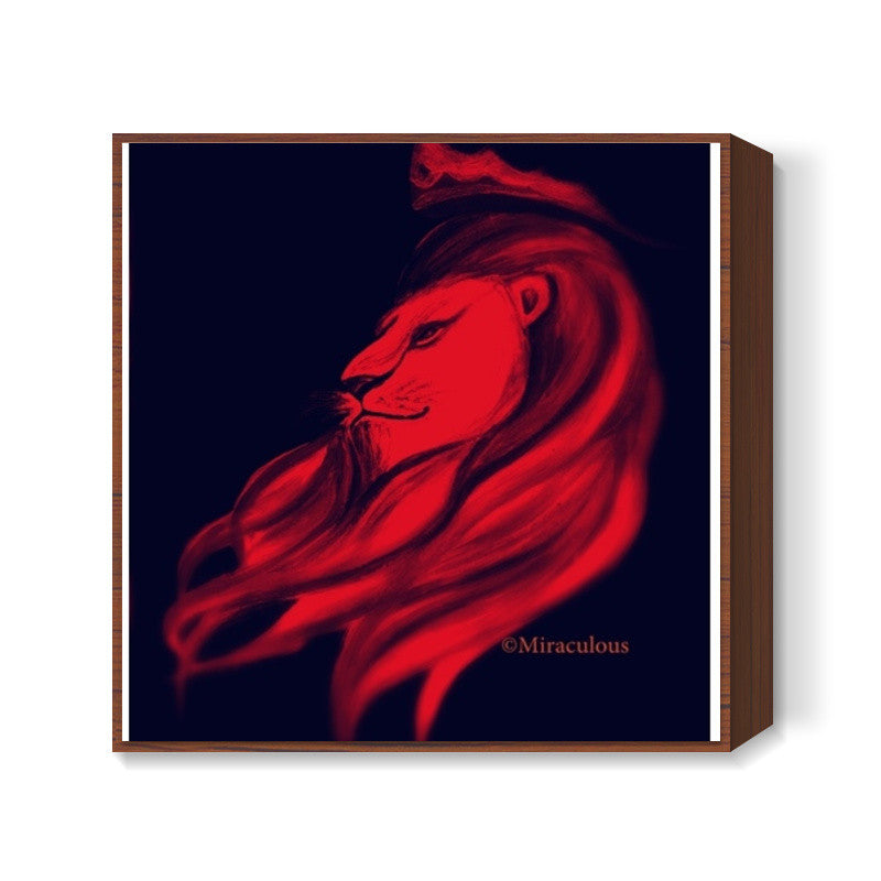 Leo - The King Square Art Prints