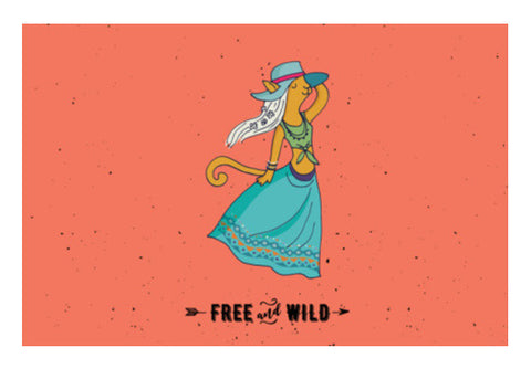Free & Wild #BohemianLove Art PosterGully Specials