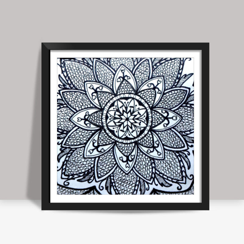 Mandala Square Art Prints