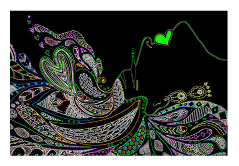 Gypsy In Neon Art PosterGully Specials