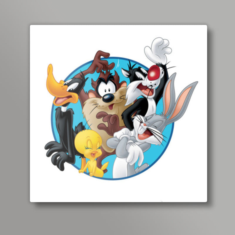 looney toons Square Art Prints