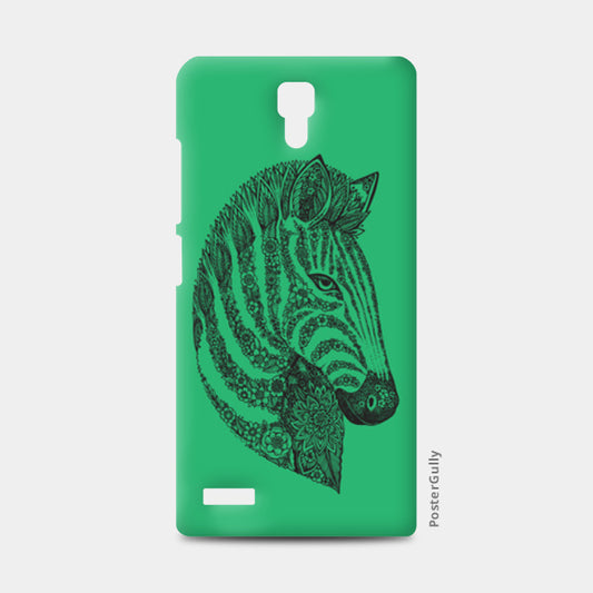 Floral Zebra Head Redmi Note Cases