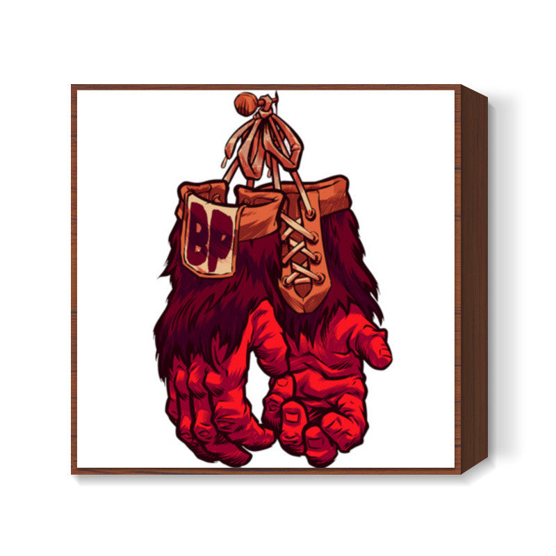 Boxer Gloves Square Art Prints