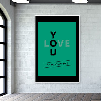 Be My Valentine Wall Art