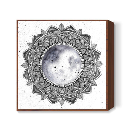 Moon Mandala Square Art Prints