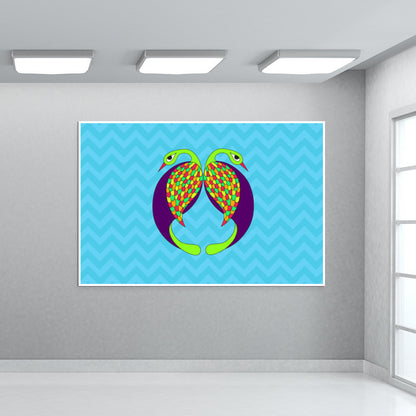 Peacock Love Wall Art