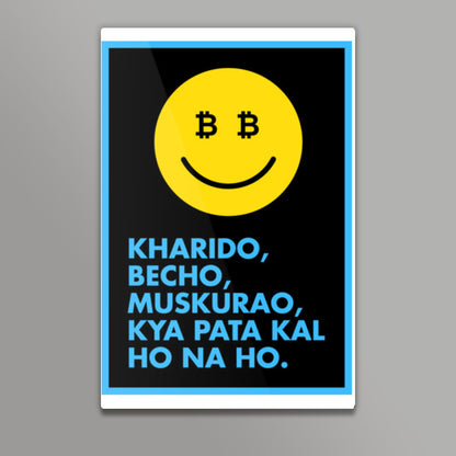 Kal ho na ho bitcoin Wall Art