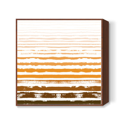 Uneven Stripes Square Art Prints