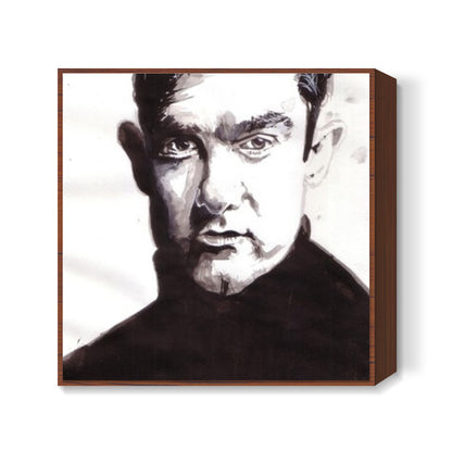 Bollywood superstar Aamir Khan reinvents himself with every role Square Art Prints