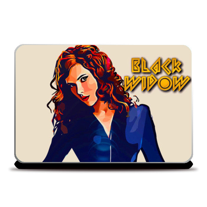 Black widow Laptop Skins