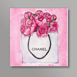 Chanel Hand Bag Square Art Prints