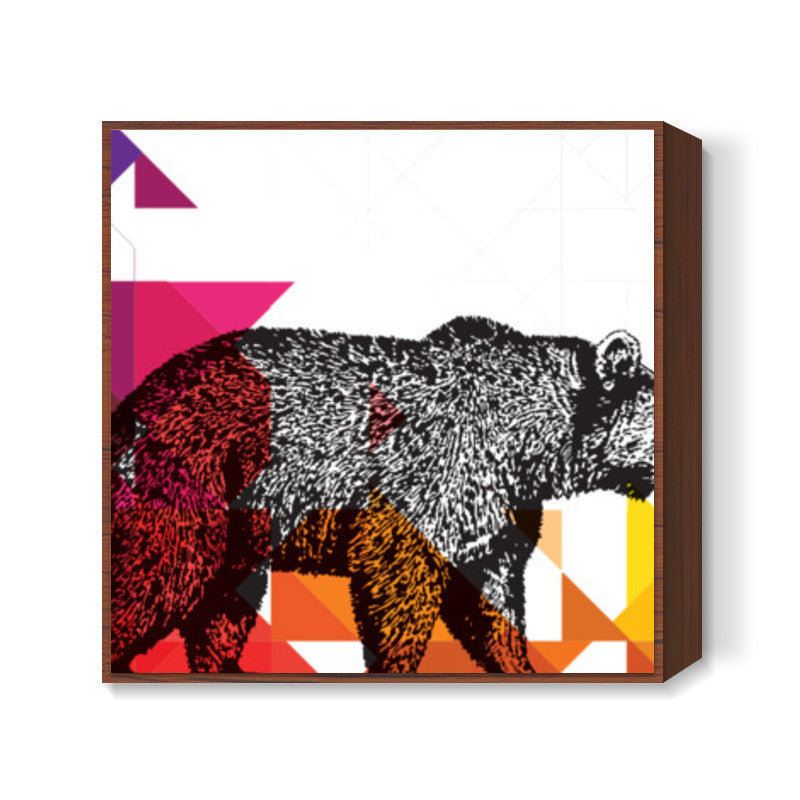 Bear With Me Square Art | Lotta Farber