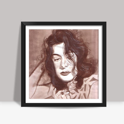 Nargis was a wonderful actor Square Art Prints