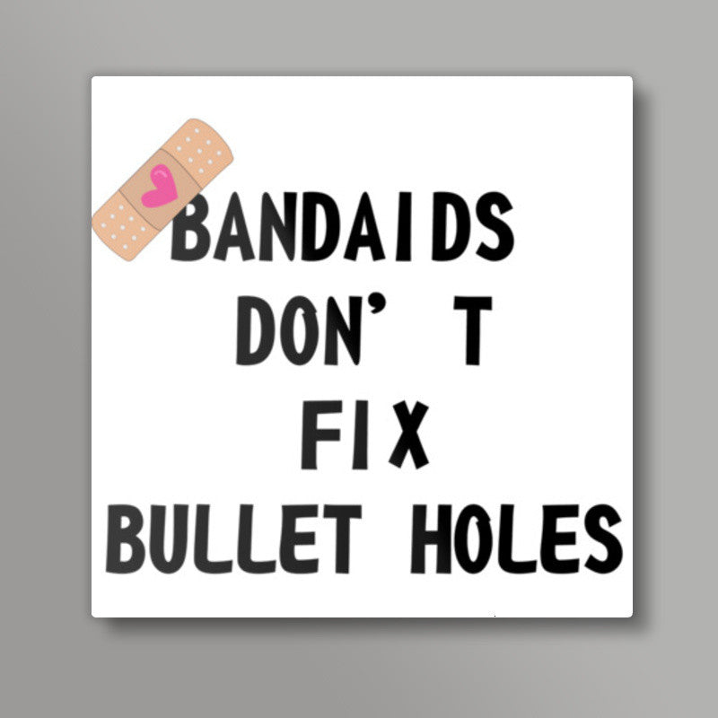 BANDAID! Square Art Prints