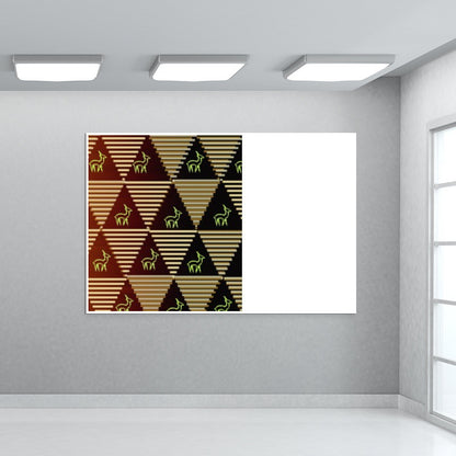 Pyramid Pattern Wall Art