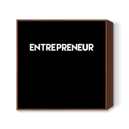 Entrepreneur Black Square Art Prints