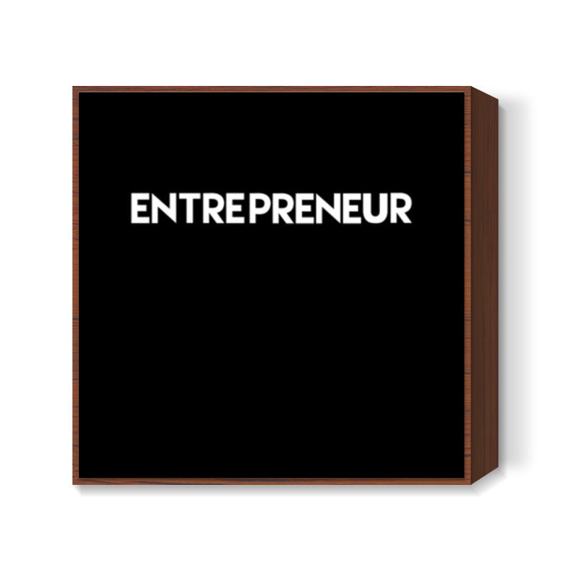 Entrepreneur Black Square Art Prints