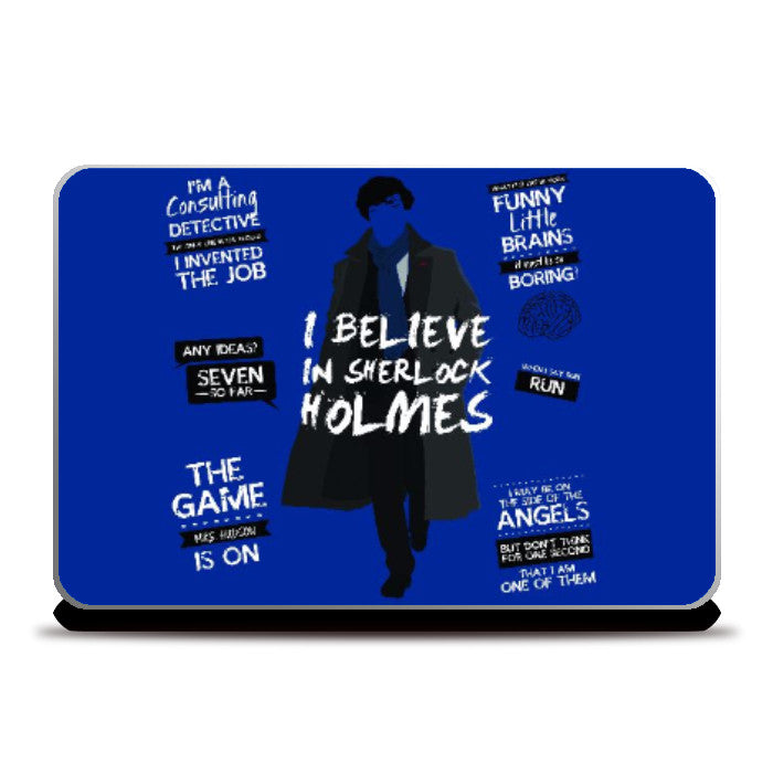 Laptop Skins, Sherlock Quotes Laotop Skin