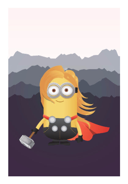 Wall Art, Minion Thor Wall Art