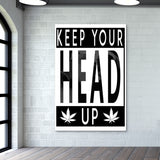 KEEP YOUR HEAD UP Wall Art