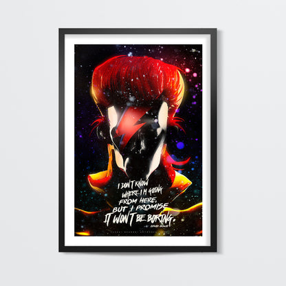 David Bowie Ziggy Stardust Wall Art