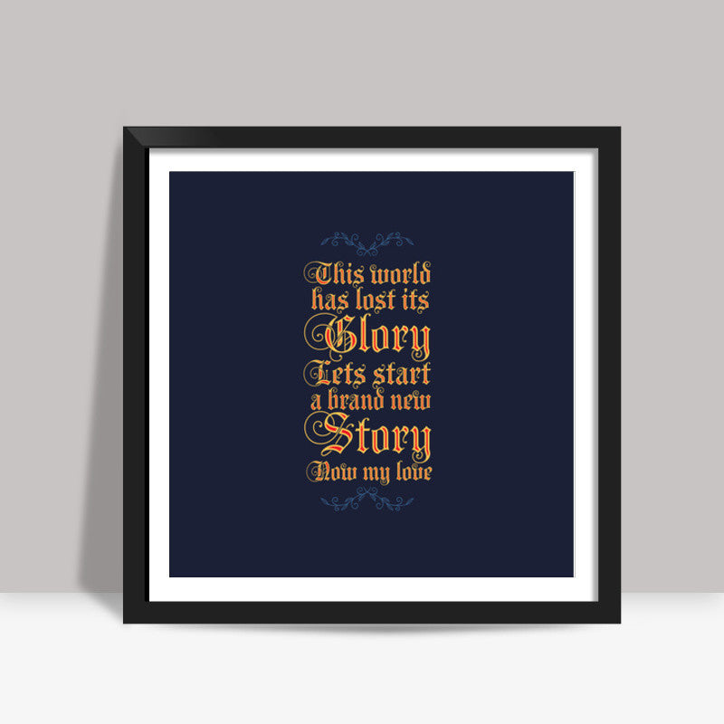 A new story Square Art Prints