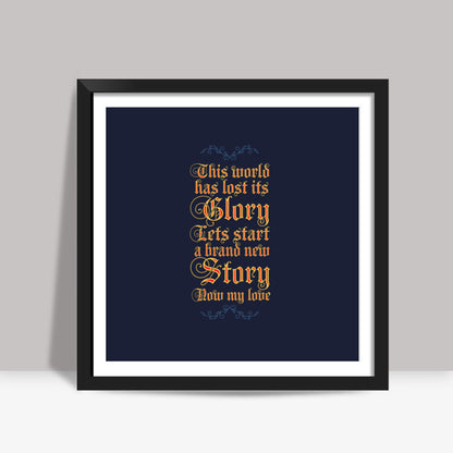 A new story Square Art Prints