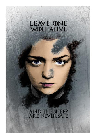 PosterGully Specials, Game of Thrones | Arya Stark 2 | Wall Art