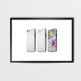 iPhone 5-5s 3d Dual Protective Case Mockup Back Angled Wall Art