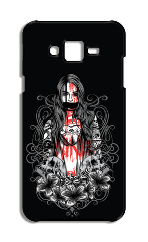 Girl With Tattoo Samsung Galaxy J7 Cases