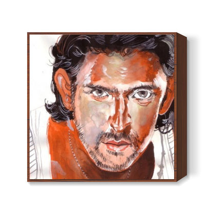 Superstar Hrithik Roshan shines on the silver screen  Square Art Prints