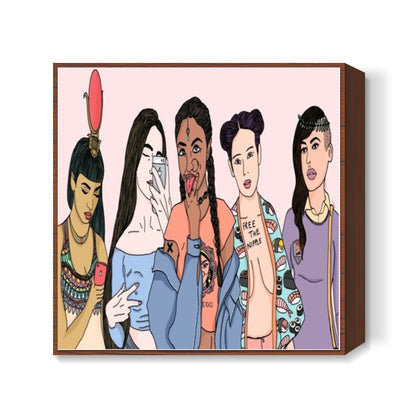 Divine Goddesses Square Art Prints