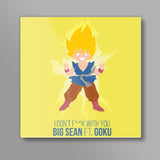 Super Saiyan Baby Goku Dragon Ball Square Art | Rishabh Bhargava
