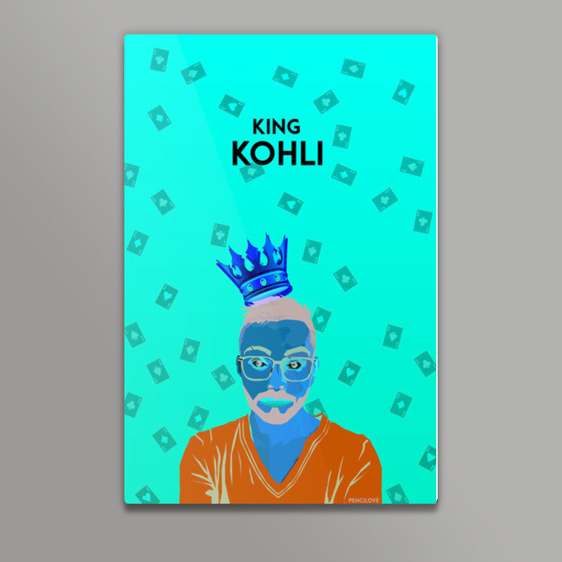 king KOHLI Wall Art