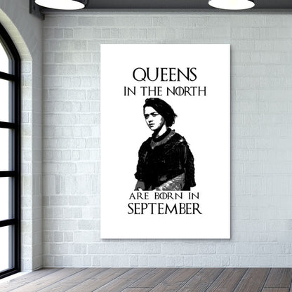 Game of Thrones | Arya Stark | Queens | September Wall Art