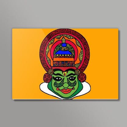 Kathakali Zenscrawl Wall Art | Meghnanimous