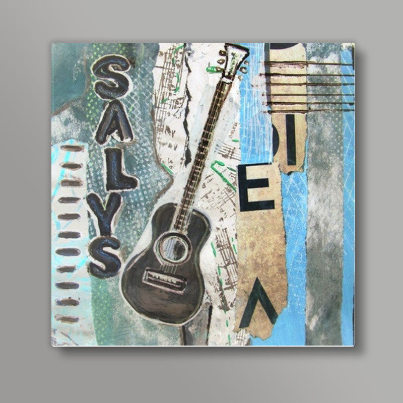 Salys Guitar Square Art Prints